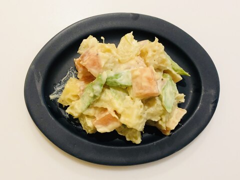 サツマイモ・人参・アスパラの彩りポテトサラダ